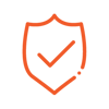 Alcumus_Icons__Shield - Tick - Orange Alcumus_Icons__Shield - Tick - Orange
