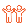 Alcumus_Icons__Two people - Orange-1